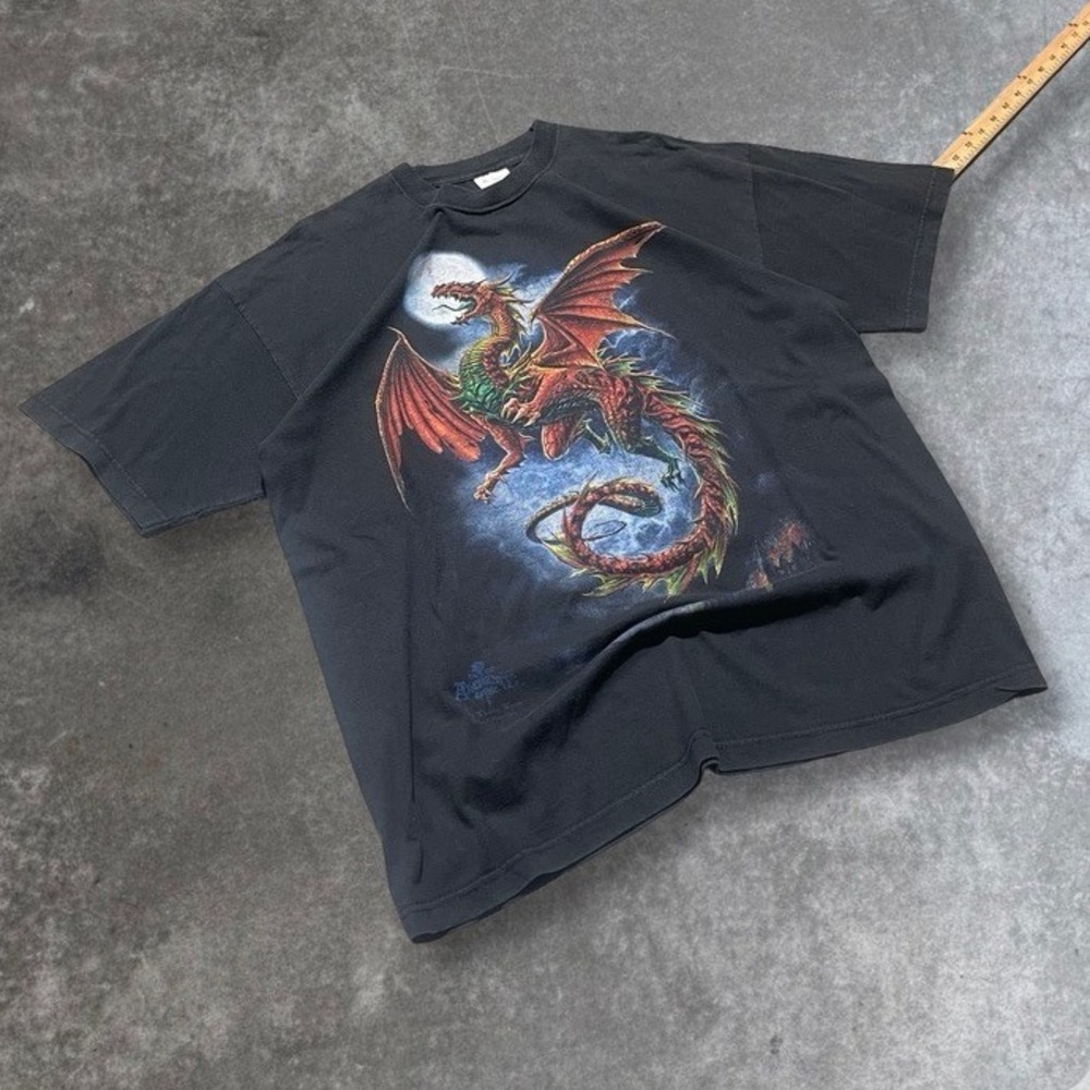 Vintage Screen Stars Dragon T-Shirt XL Graphic Print Fantasy Art